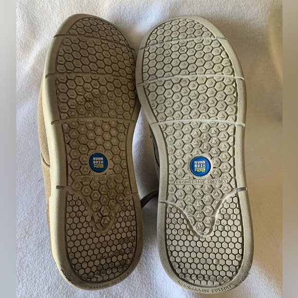 Nunn Bush Smart Scent Mens Slip On Lace Up Shoes Size 8M Tan Casual Comfy - Picture 7 of 7